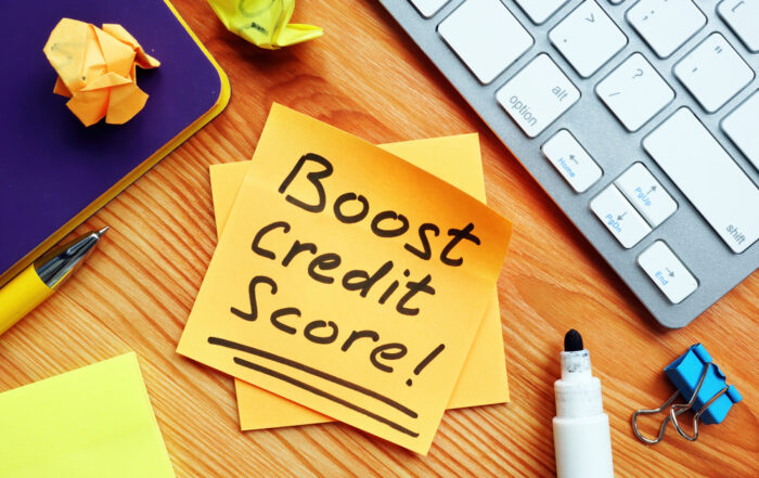 Boost credit score