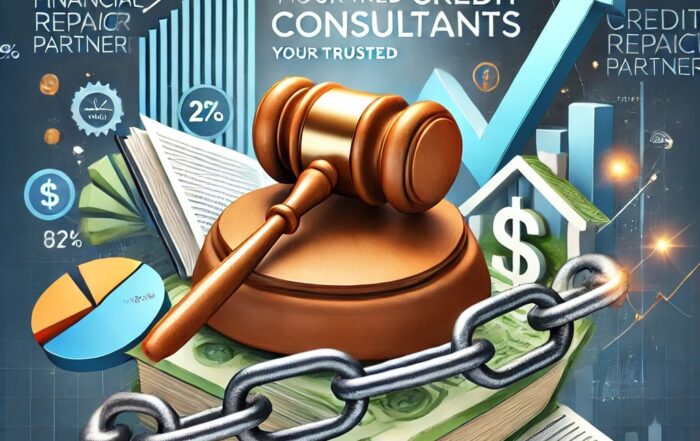 The image visually represents the shift in the credit repair industry and highlights Masters Credit Consultants as a trusted alternative.