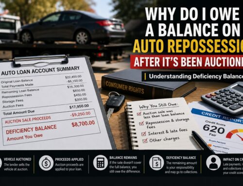 Why Do I Owe a Balance After My Car Was Repossessed and Auctioned?